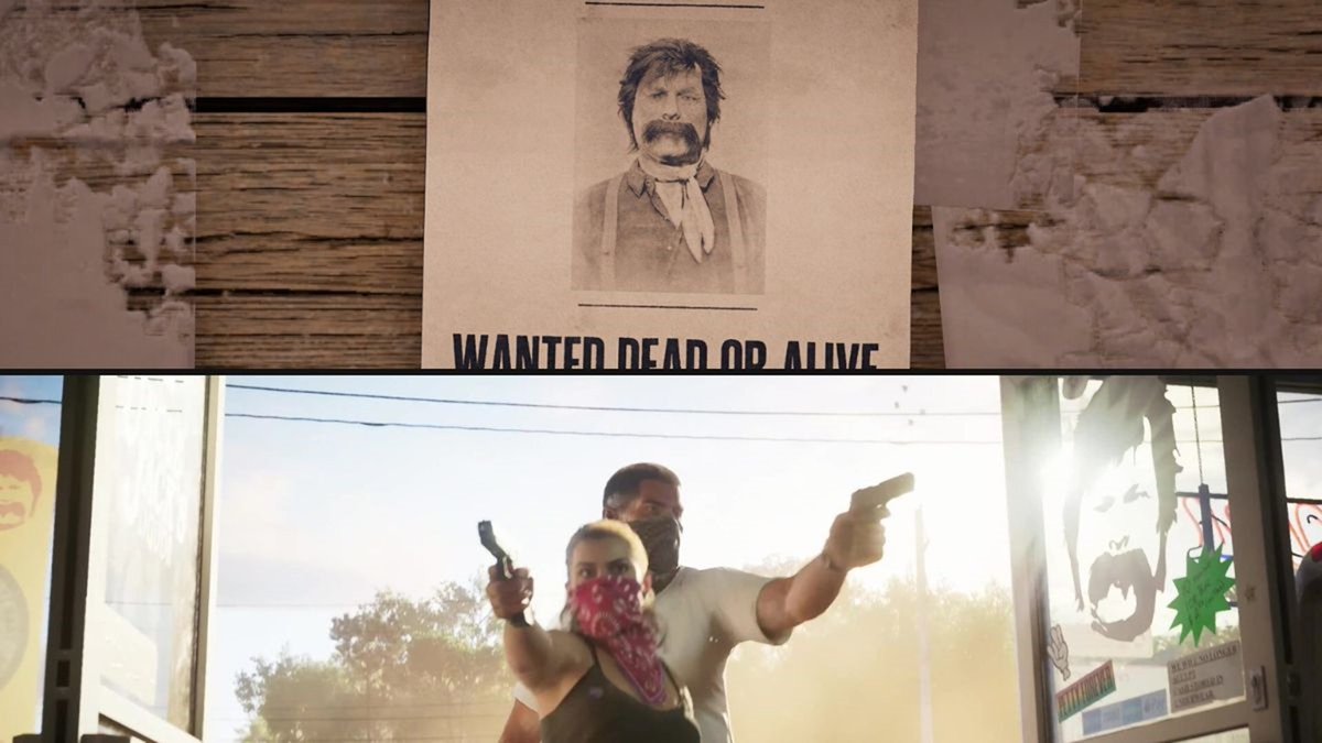 Who else spotted this Red Dead Redemption 2 easter egg in the #GTA6 trailer?