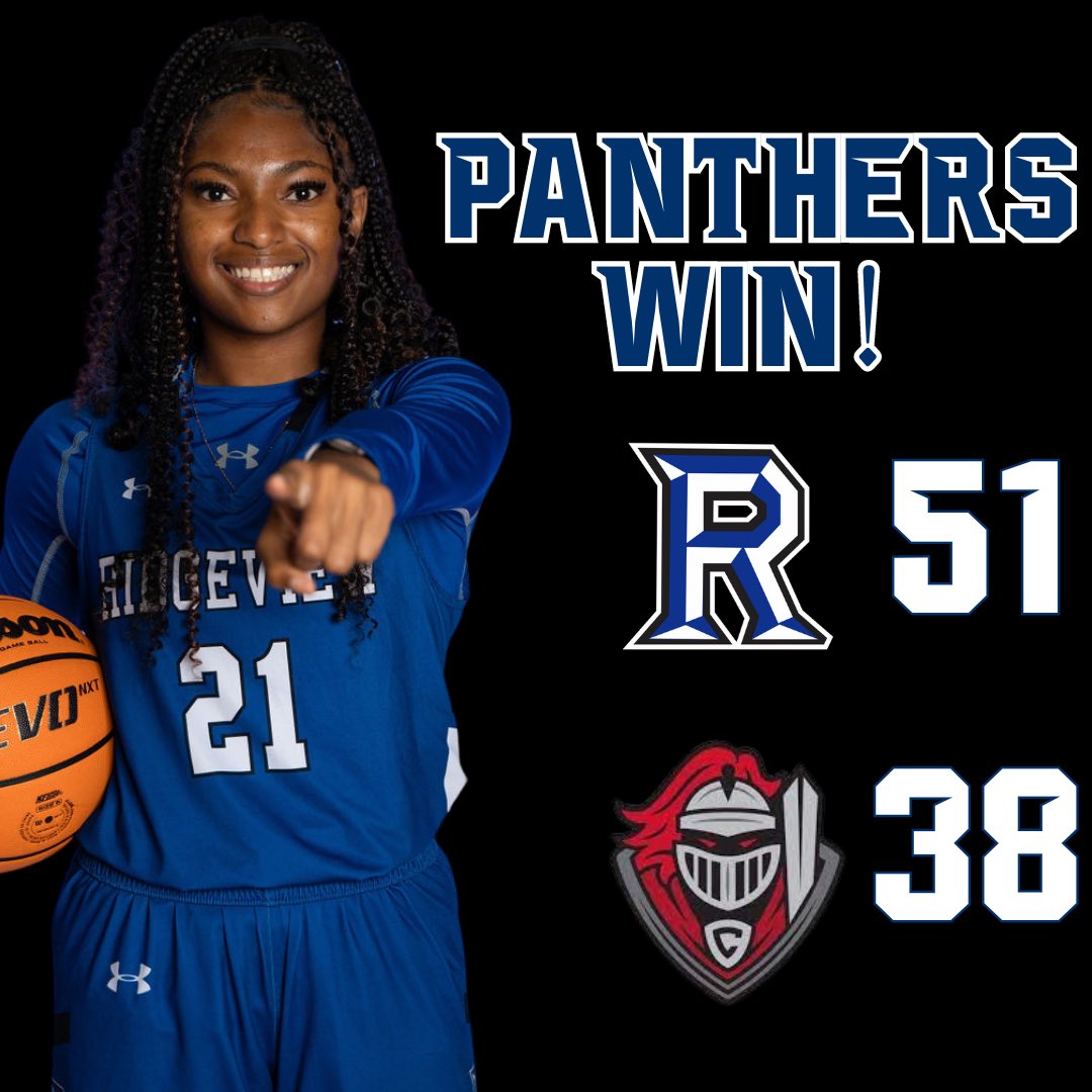 Victory for <a href="/ridgeview_gbb/">Ridgeview Girls Basketball</a> 💙🏀