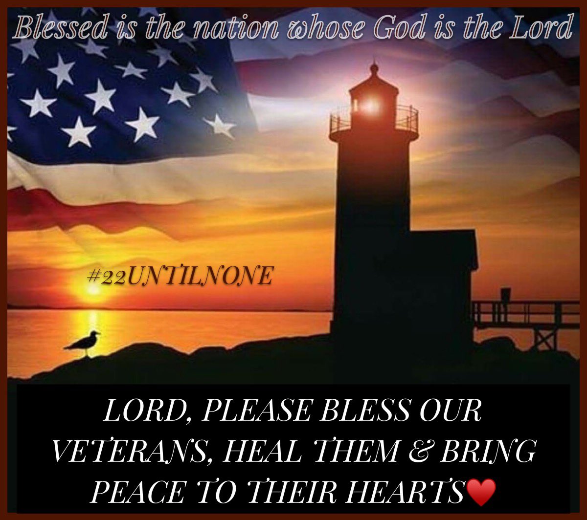 Lesa87593067's tweet image. #TuesdayEveningBuddyChecksWithVeterans🙏#22UntilNone
You Matter🫂 You’re Loved♥️ #VeteranLivesMatter♥️🙏🇺🇸