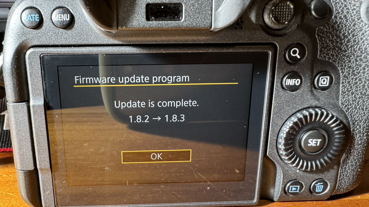 TakTools's tweet image. Canon EOS R6のファームウェアを1.8.3にアップデートしました。

#canon #eosr6 #firmwareupdate