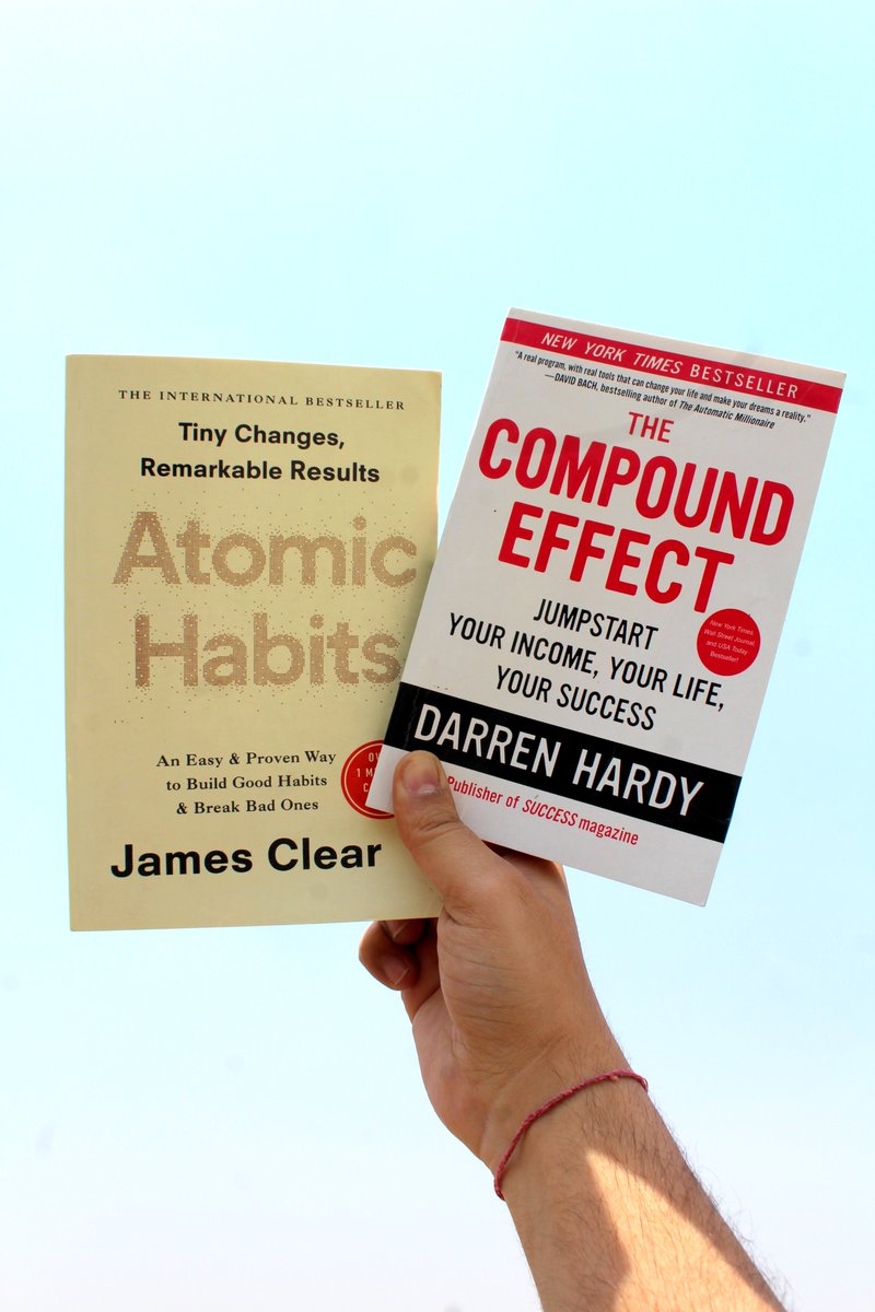 booksmyrefuge's tweet photo. These books will teach you the impact of small choices that you make every day, and how they shape your life. 

The compound effect plays a pivotal role in forming habits. Regular, positive actions become ingrained behaviors over time, leading to lasting change. https://t.co/kuba78e5Zn