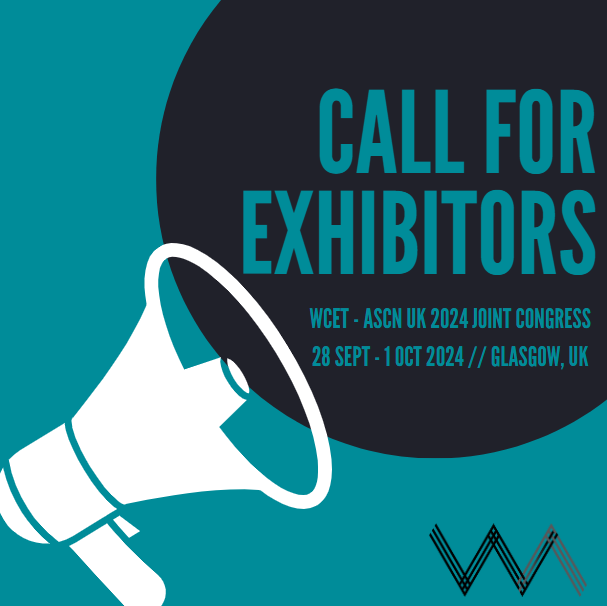 Join us in Glasgow from Sept. 28 to Oct.1, 2024, for the WCET-ASCN UK 2024 Joint Congress. This is the perfect opportunity to connect with ostomy, wound, and continence nurses. View the sponsorship &amp; exhibitor packages.
🔵 wcet-ascnuk2024.com/sponsorship
#wcetascnuk2024jointcongress