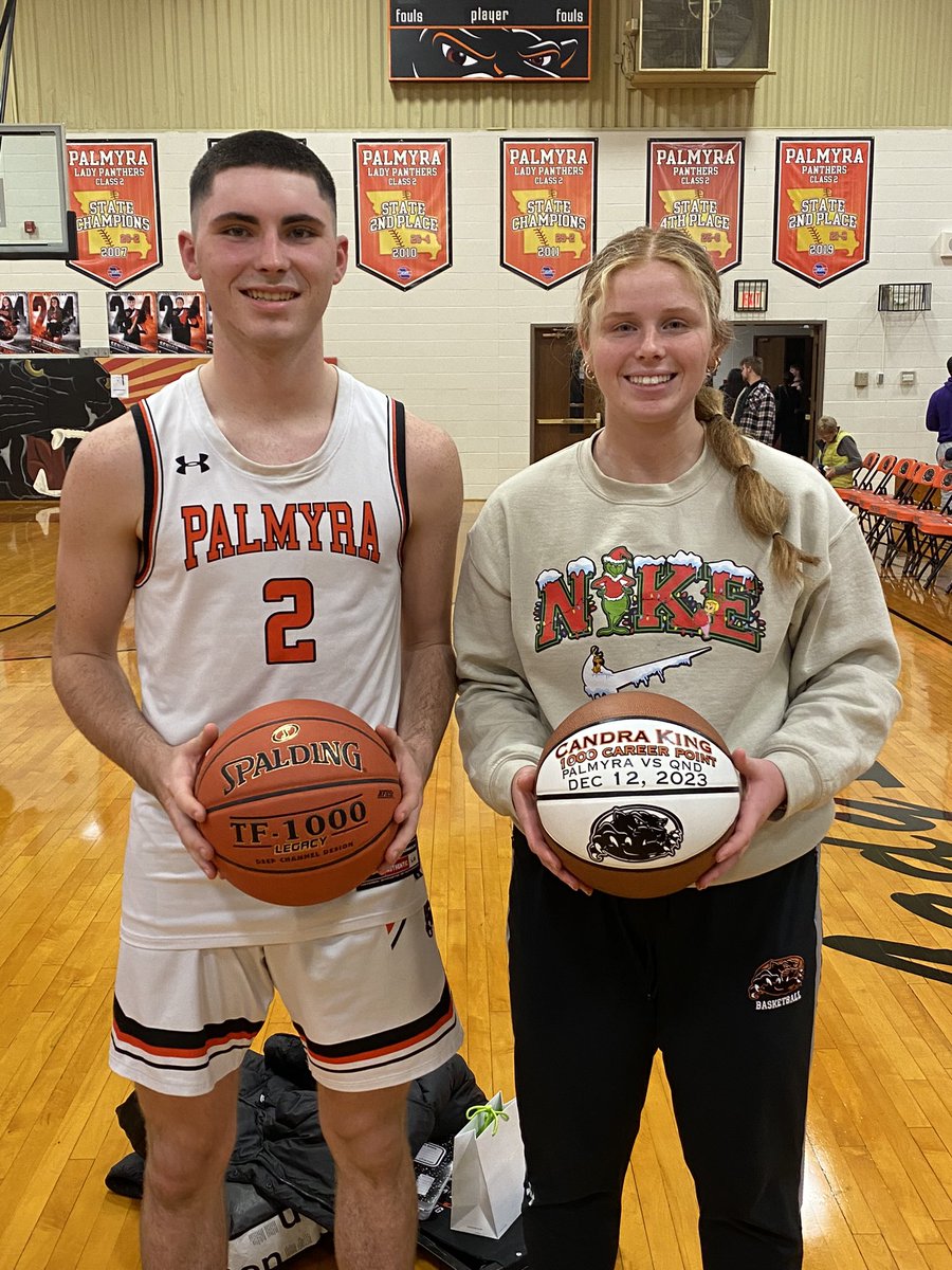 wearepalmyra's tweet image. Congratulations to Bear Bock and Candra King who both surpassed the 1000 point mark over the past week. #WEAREPALMYRA @ChrisDuerr @BreidyTV @SchuckSports @MSHSAAOrg