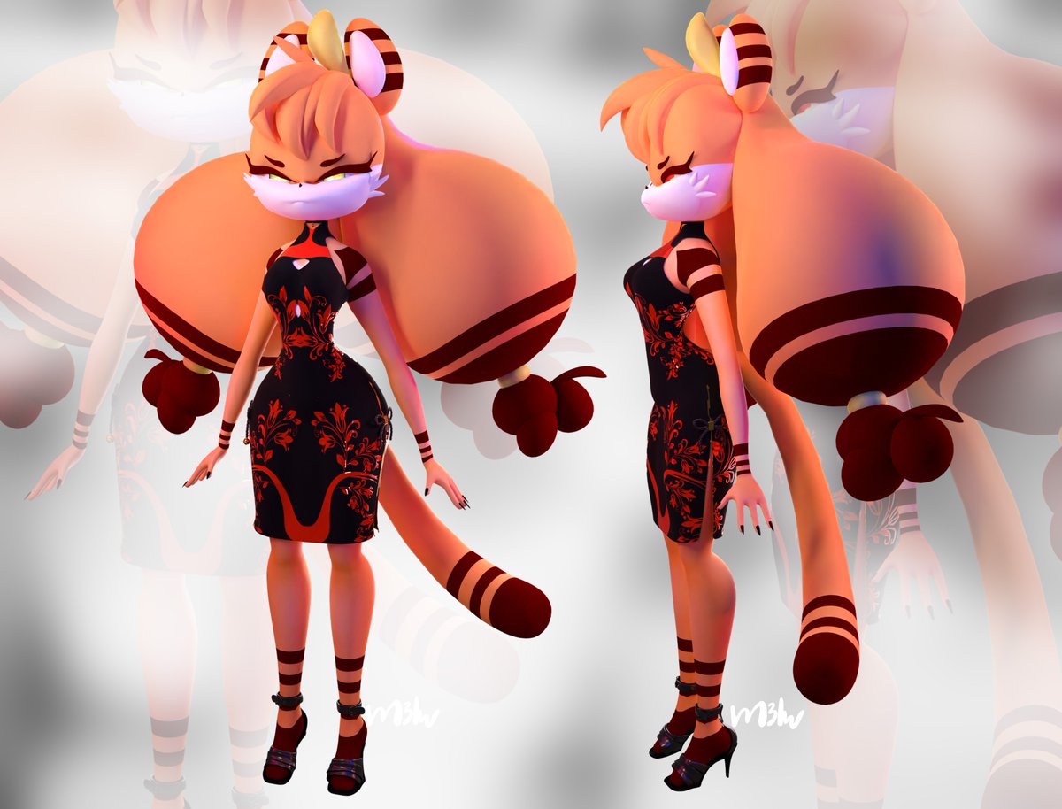 MizunoTriplets's tweet image. I was really inspired by the recent Diives video, so now... I made it in 3D. Oc Dou by @DiivesArt Plss support his art! #b3d #art maybe some animation with her...
