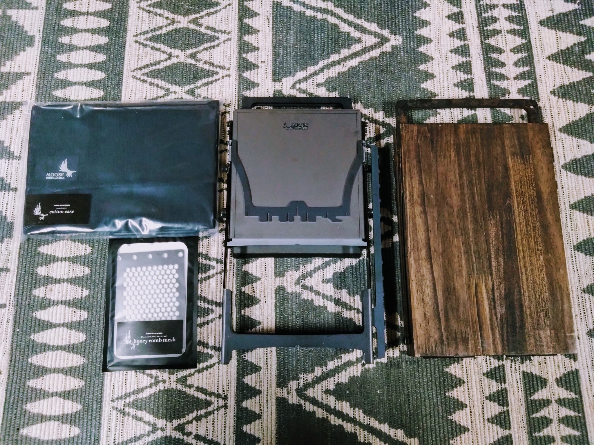 バーベキュー・調理用品 MOOSE ROOM WORKS hi-raku honey comb mesh moose room works honey comb mesh（FIRE STAND「hi-raku