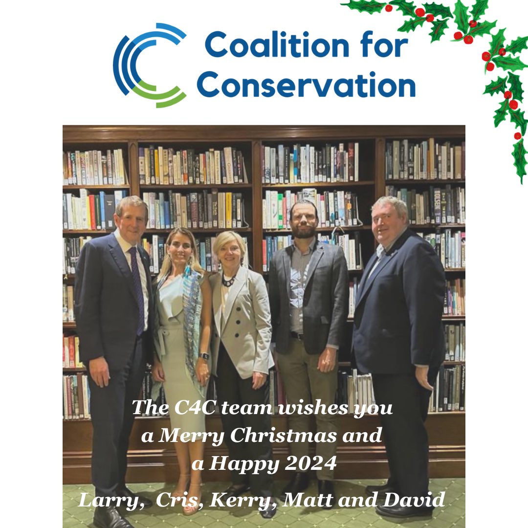 Our @CforConserv team wishes you a #MerryChristmas & #happy2024 🎄🌎🌱