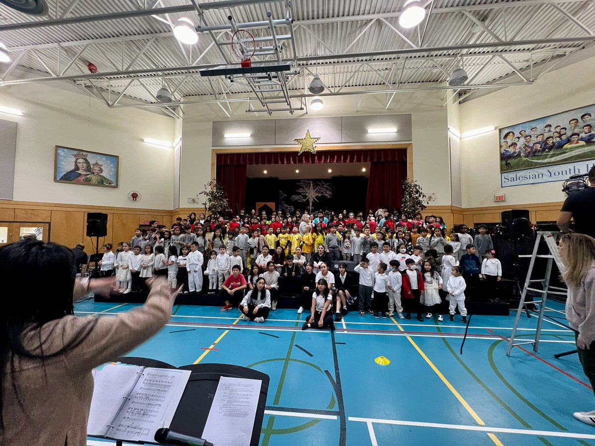 Getting ready for the big performance of #thelittledrummerdude. 🥁 👦 Students and staff have been working hard on our annual Christmas Musical. Excitement is in the air!! #olgcbestinbc #cisva @cisva