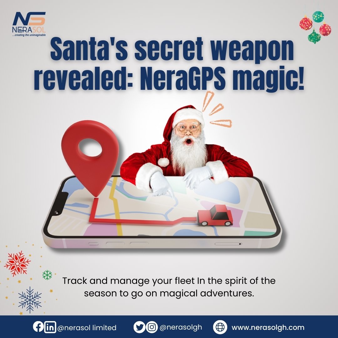 Track your vehicles this season. Book a Demo today!

#Santa #ChristamsSecret #nerasolgh #neragps #GPSTracking | Face ID | Achimota School