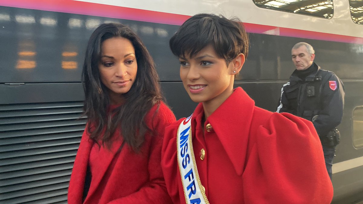 Ça y est ! @AvecEveGilles est de retour à la maison. Arrivée en gare lille Flandres. #MissFrance2024 <a href="/lavoixdunord/">La Voix du Nord</a>