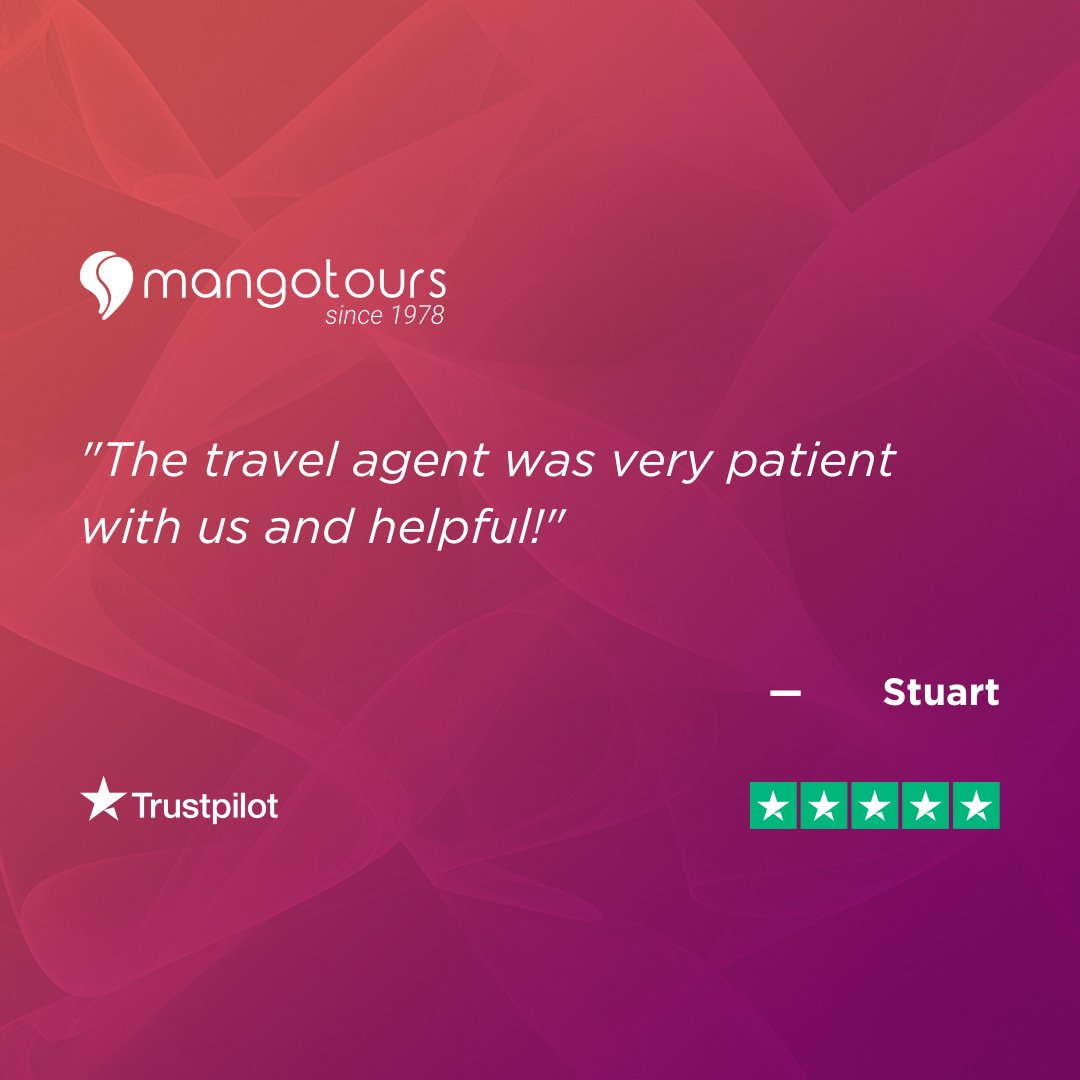 With 2023 almost at its end, we can't thank you enough for your reviews this year. Here's to another fantastic year of travels and evaluations. 🙏#MangoToursTakesYouThere #CustomerFeedback #TrustpilotReviews