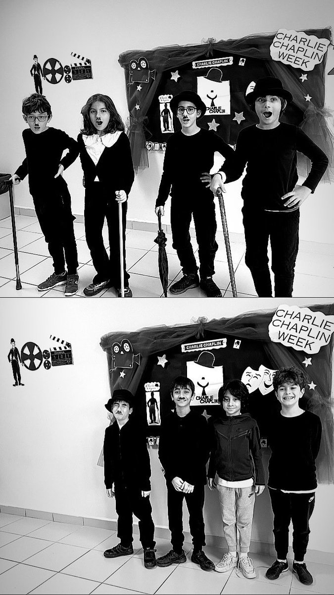 🌟🎭Yahyakaptan Doğa Koleji 4. Sınıf öğrencileri Charlie Chaplin oldu🌟🎭 <a href="/DogaOkullari/">Doğa Koleji</a> <a href="/kocaelidogak/">Doğa Koleji Kocaeli Yahya Kaptan Kampüsü</a> <a href="/Cigdem_Kir/">Çiğdem Kır</a> <a href="/UgurBeser/">Uğur Beşer</a>