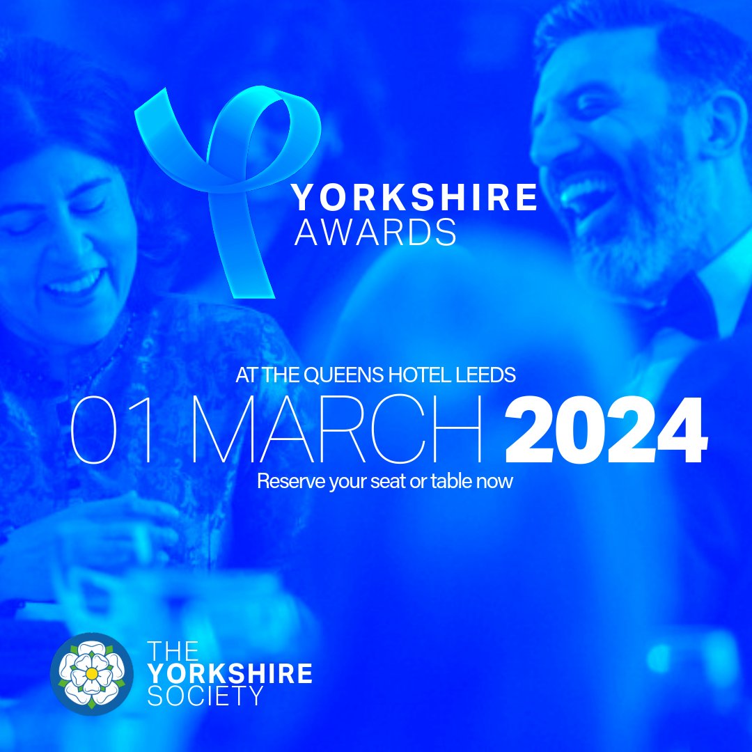 Have you reserved your place for this prestigious event? Few places remain theyorkshiresociety.org/event/save-the…