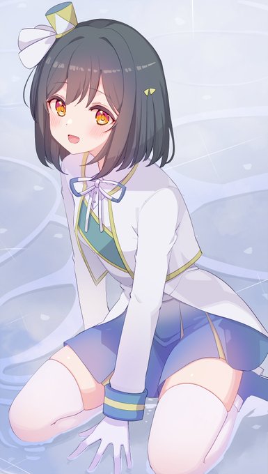 「white thighhighs」 illustration images(Latest｜RT&Fav:50)｜21pages