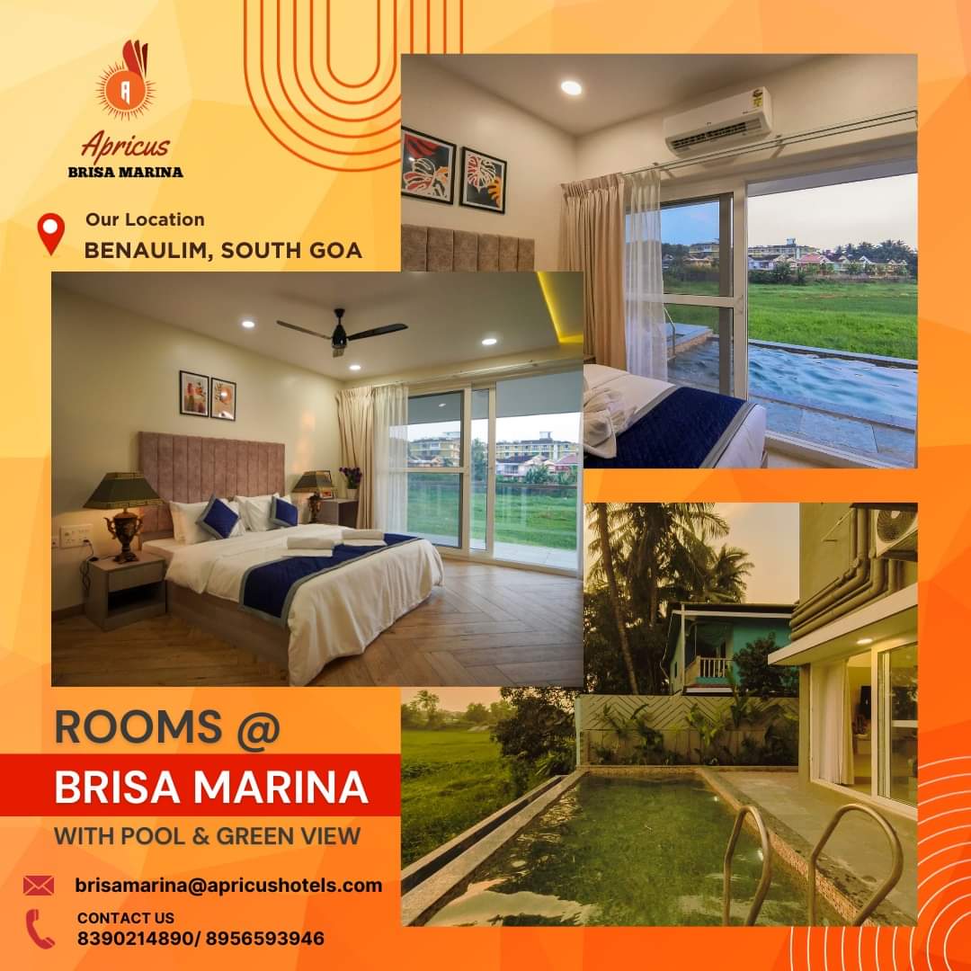 🏖️ Dive into the ultimate vacation experience with our brand-new resort 4bhk villa's  Apricus Brisa Marina featuring a private pool and a walkable distance to the beach Benaulim in South Goa. 🏡🌅
🔓 Bookings are NOW OPEN 🌟
 Secure your spot for an unforgettable stay in paradise
