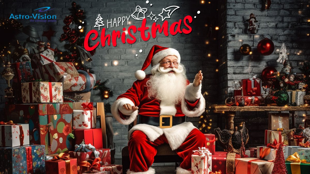 Astro_Vision's tweet image. Wishing you a Christmas wrapped in the warmth of love, sprinkled with joy, and adorned with the laughter of cherished moments. 
Merry Christmas! 🎅🎄