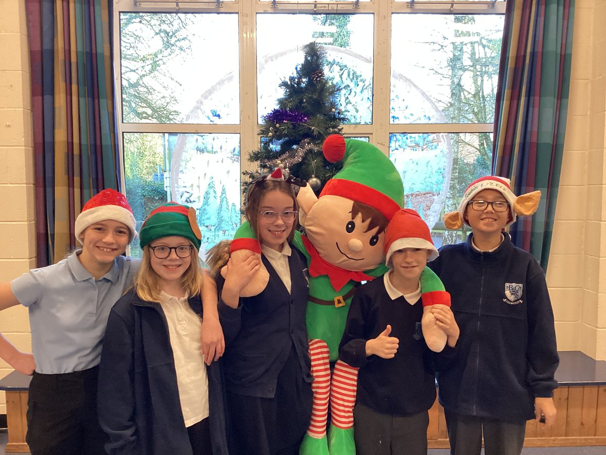 It's the last day for #BCelf - They are back to the North Pole to help get ready for the big day. They've enjoyed their visit to our school and seeing all the children and the things they get up to. They are taking a few ideas back to the Elf school too! @EquaMat @DioSalisbury