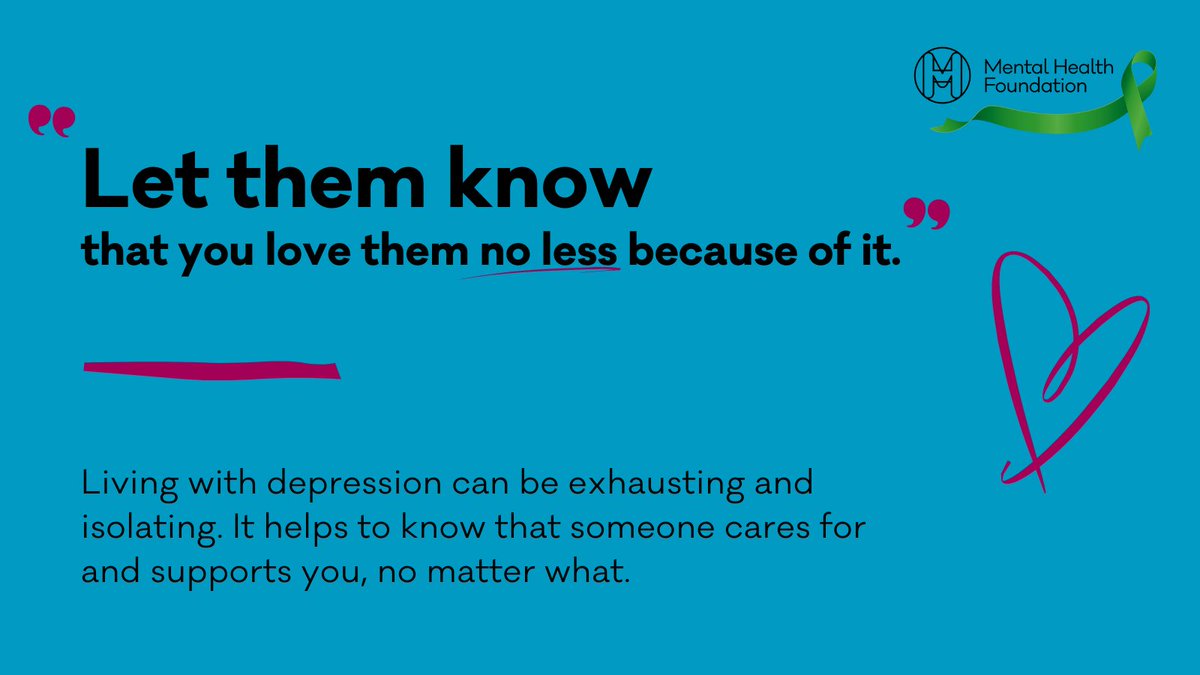 When you're supporting someone with depression, it's important not to forget about your own mental health. 💚 We asked our supporters for their advice. Thank you to everyone who contributed. For more tips, visit: bit.ly/3RrjD3E