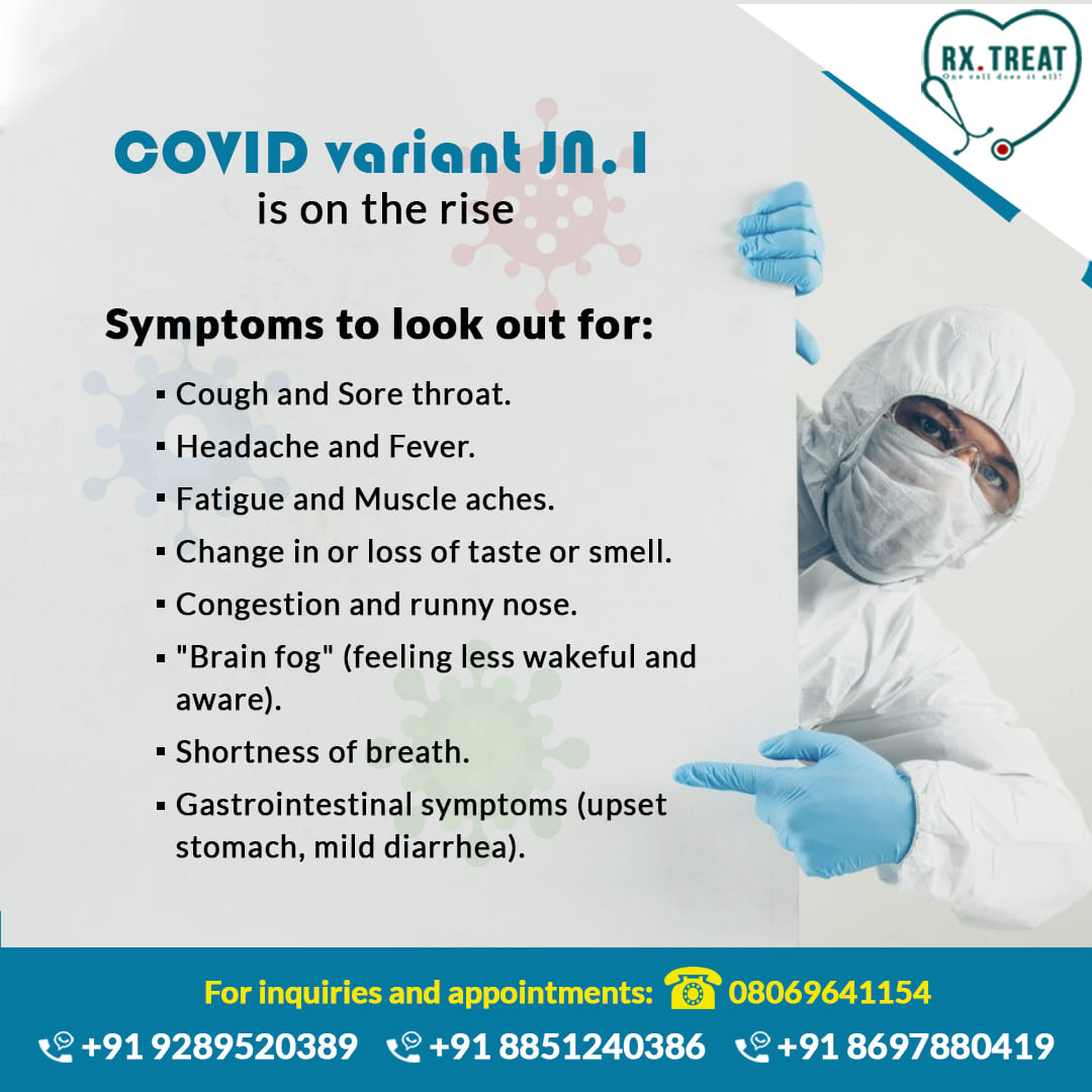 Covid JN.1 Omicron subvariant is on the rise in India. Follow all the health protocols diligently. Be Smart! Stay safe.

In case you feel any symptoms, Call/WhatsApp: +91 9289520389 /+91 8851240386 / +91 8697880419 to consult an expert.

#covid #COVID19 #COVID19outbreak