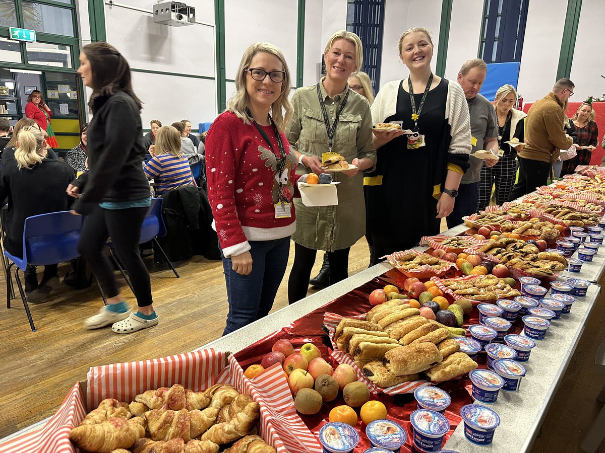 Staff have been enjoying a staff well-being morning. A lovely Christmas treat of pastries and good company (JD) #christmas #staffwellbeing #christmasspirit #grateful #happystaff #happyworkplace