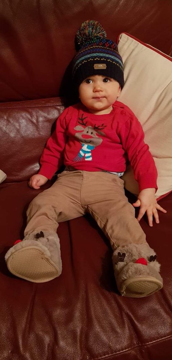 Thank you to all who have messaged and commented on my posts recently. I will reply to as many as I can soon. The anniversary pain has closed in considerably & I'm trying to stay afloat. Here is beautiful boy in his festive outfit. Our 1st Christmas together 💙 #grief #childloss