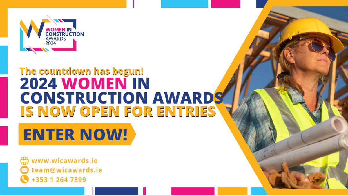 We're thrilled to announce that the 2024 Women in Construction Awards are now open for entries! This is your chance to celebrate the incredible achievements of women shaping the landscape of the construction industry. Click the link to enter now: bis-administration.web.app/entrant/regist…