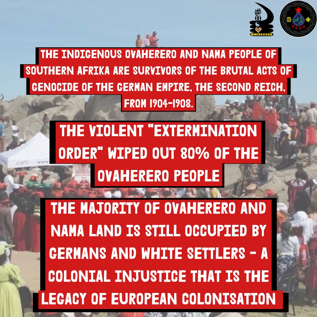 This is in the context of rising threats to community activists in Namibia 🚨

The UK Home Office continues to deny the threat to life against indigenous peoples in Namibia and efforts exposing the sham government.

But we the people WILL NOT BE SILENT!