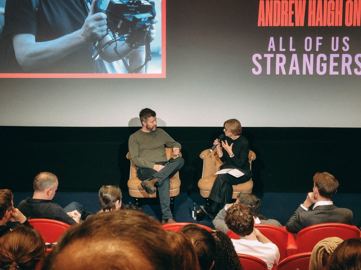 Huge thanks to @Directors_UK for a screening of  ALL OF US STRANGERS, with a Q&A by the amazing director #AndrewHaigh. Phenomenal film.