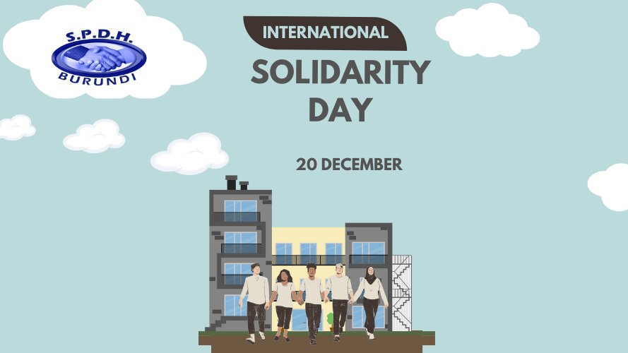 #internationalhumansolidarityday2023 is observed on December 20th each year. It’s a day to reflect on the importance of solidarity and take concrete actions to support those in need and contribute to a more equitable world.