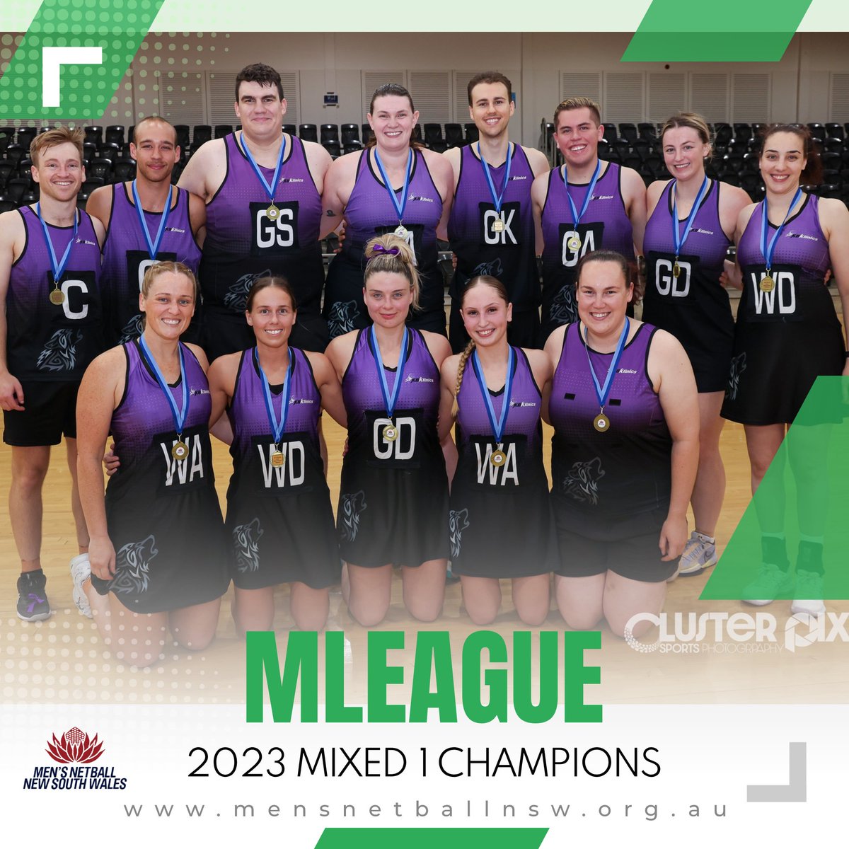 Cheers the Champions of MLeague 2023 Mixed 1
Western Wolves