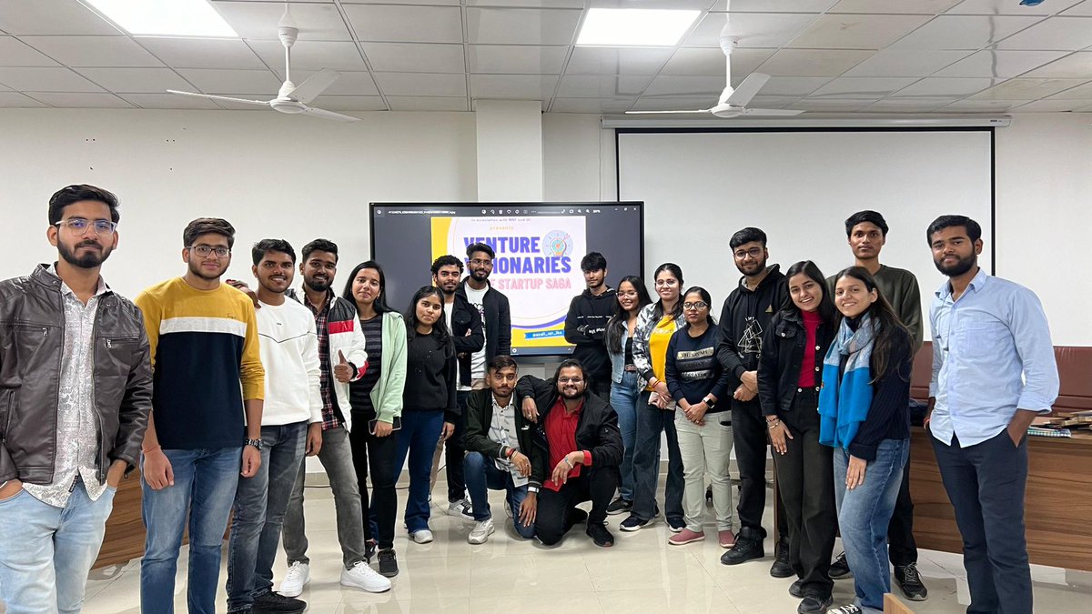 #ExcitementUnleashed Venture Visionaries, flagship event organized by #NavyugNavacharFoundation in association with #E_Cell @iet_lucknow Participants delved into the minds of entrepreneurs, decoding clues & making strategic guesses in a thrilling competition. @ErAshishSPatel