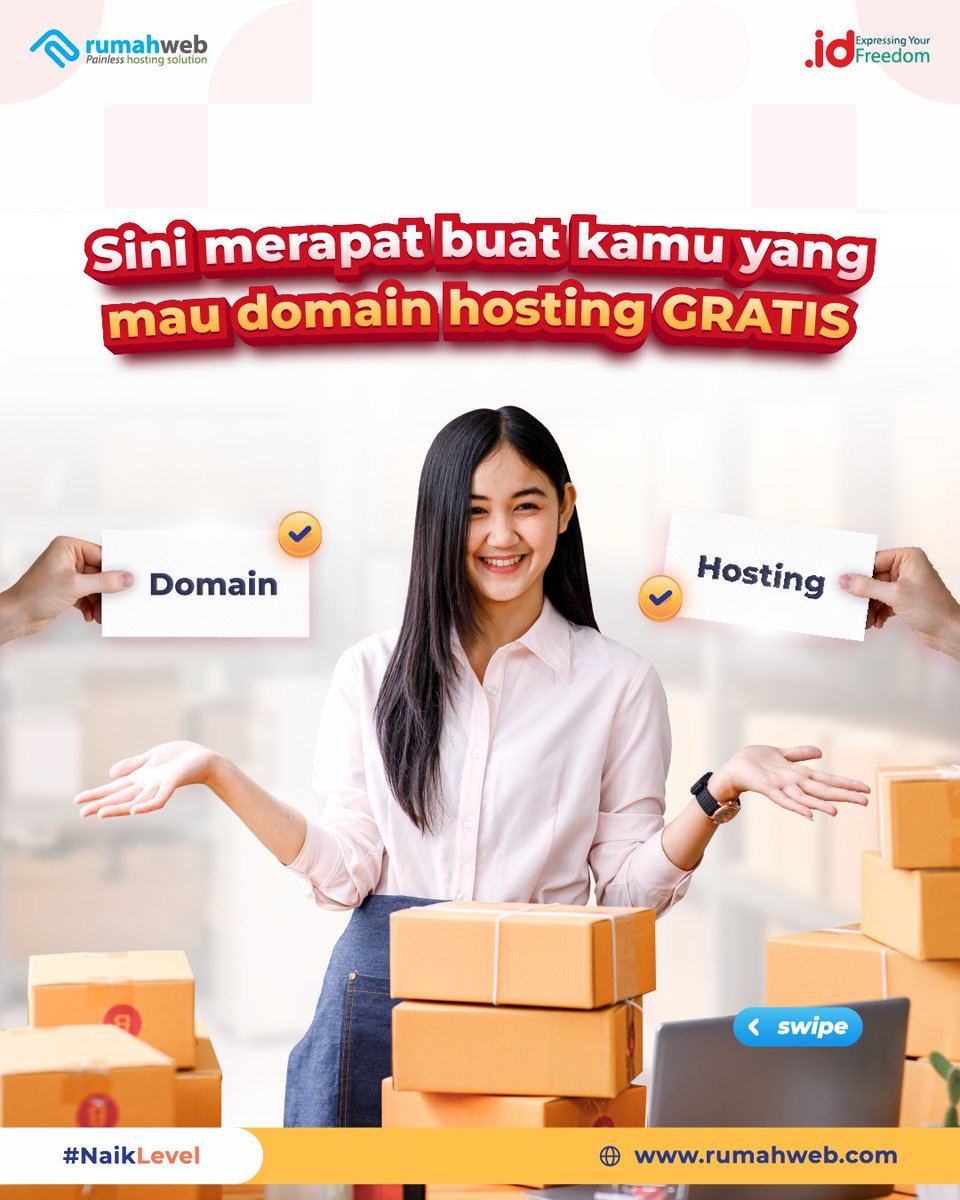 rumahwebtweet's tweet image. Sini merapat buat Warga RW yang mau domain hosting GRATIS!

Cukup berikan review di Google dan bisnismu siap menjangkau pasar yang lebih luas.

Cari tahu cara selengkapnya di sini ya: rwb.pw/domaingratis

#NaikLevel #Rumahweb #DomainID #DomainIndonesia