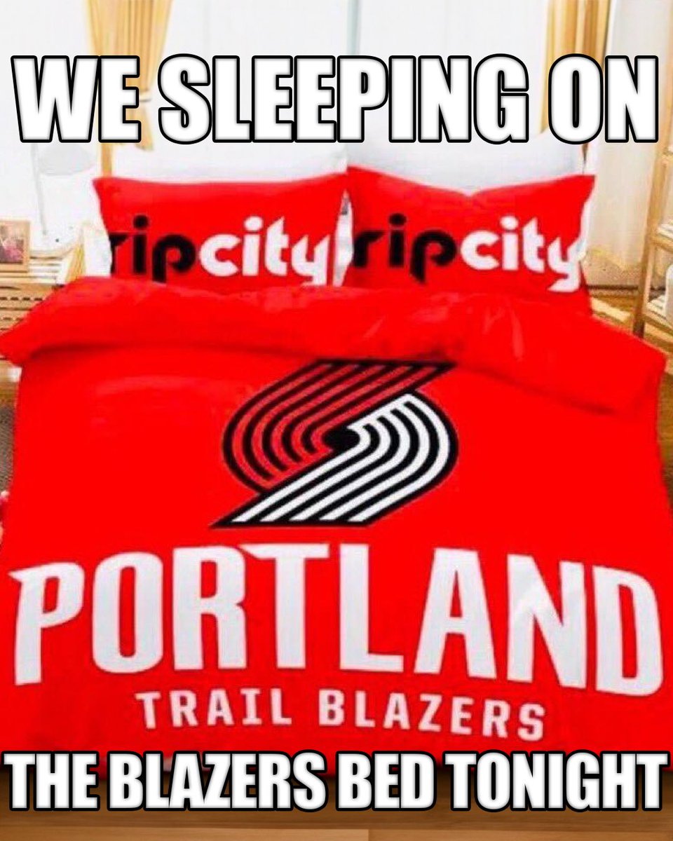 BLAZERS WIN!! 
BLAZERS WIN!!