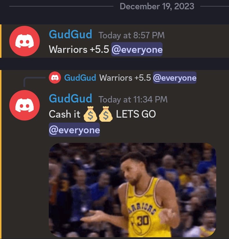 PicksGud's tweet image. Only play in #discord is 💰💰💰
I love this shit 🔥✅💯 #GamblingX