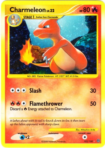 EPTCGC's tweet image. Pokemon: Charmeleon (Secret Rare)
TCG Set: Diamond &amp;amp; Pearl: Stormfront
Year Released: 2008