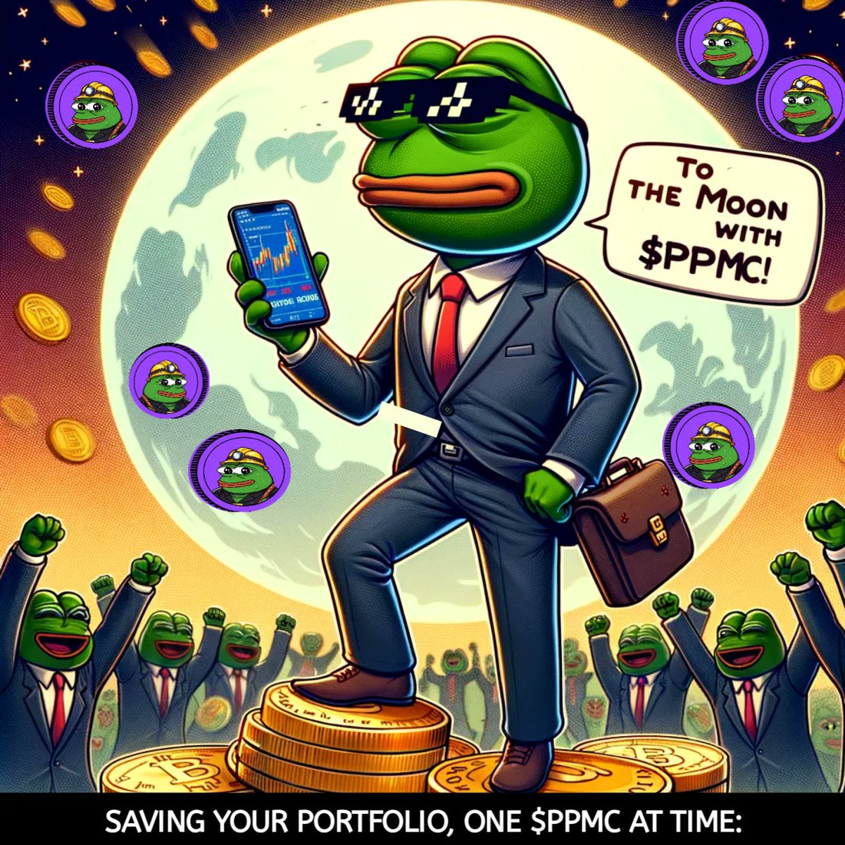 Think 1% buy/sell can’t impact major supply?

Think again! 

$PPMC is primed for price rollercoasters.

Get ready, traders! 🚀