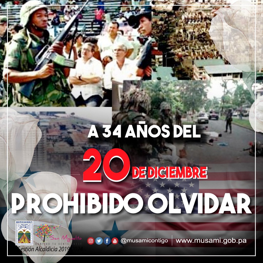 El 20 de diciembre de 1989 se inició la Operación Causa Justa, la invasión de EE.UU. a Panamá. Esta acción militar tuvo como objetivo derrocar al dictador Manuel Antonio Noriega y restablecer la democracia en el país. La operación duró hasta el 31 de enero de 1990.