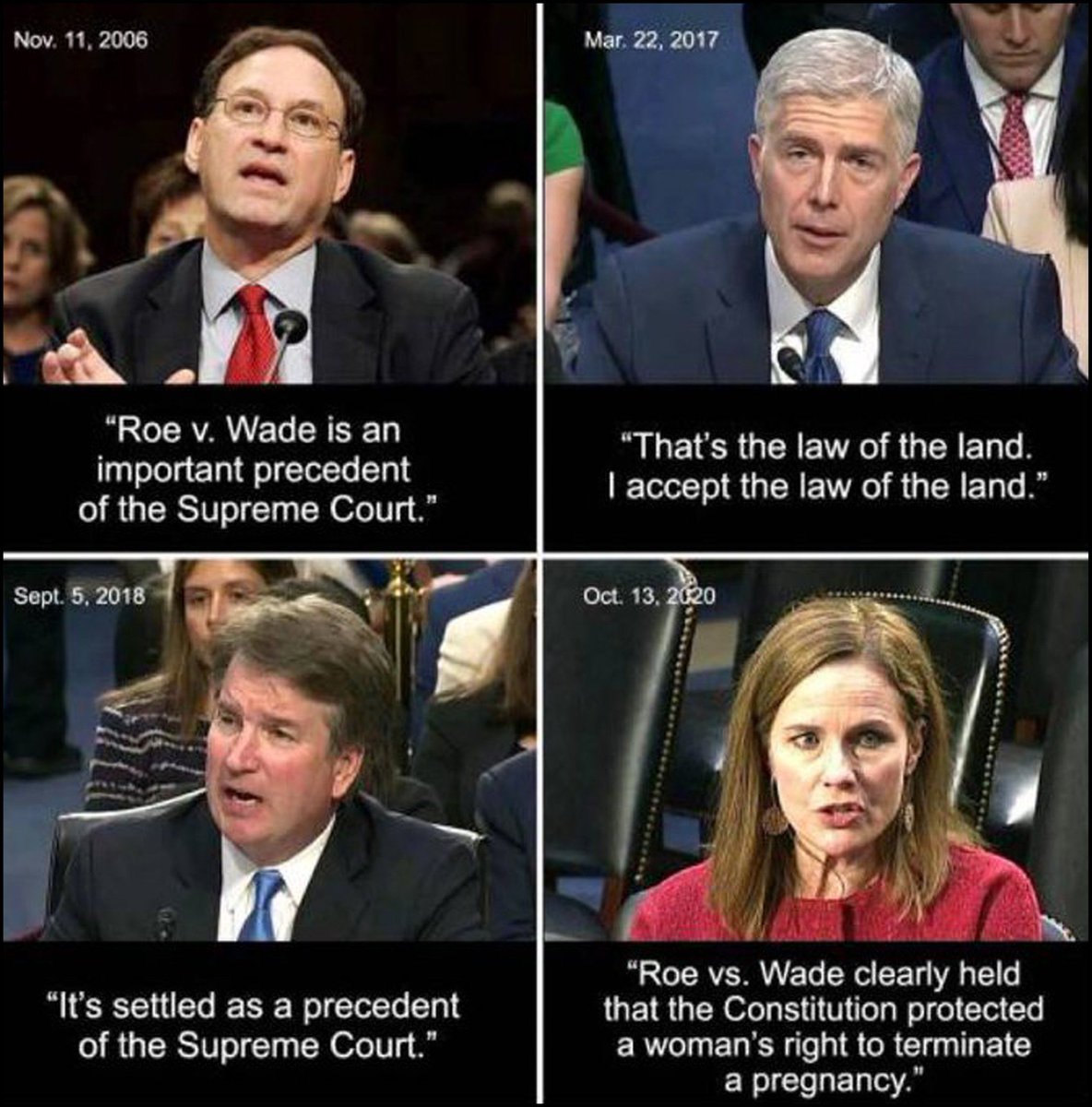 @EricLisann As much as I respect Judge Luttig, he’s VERY wrong about 1 thing—SCOTUS IS a political court. Every woman can attest to that.