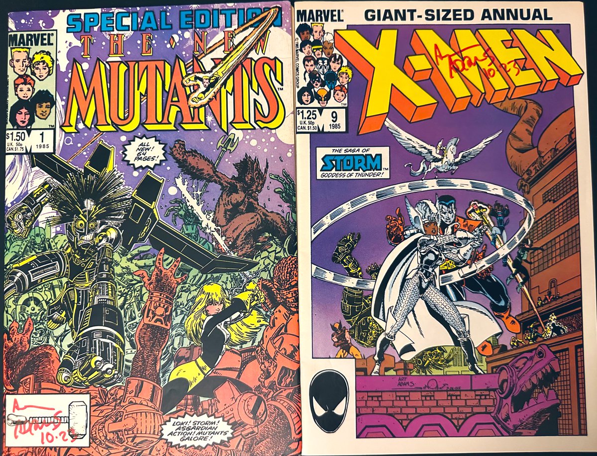 ⚠️SORTEO DE NAVIDAD‼️

Puedes ganar una de los mejores comics de los ‘80: The Asgardian Wars
- The New Mutants Special Edition
- X-Men Annual 9

Y los dos están firmados por su dibujante: Arthur Adams!!

Para participar;
- Sígueme si no lo haces
- Haz RT a este post

Y suerte!