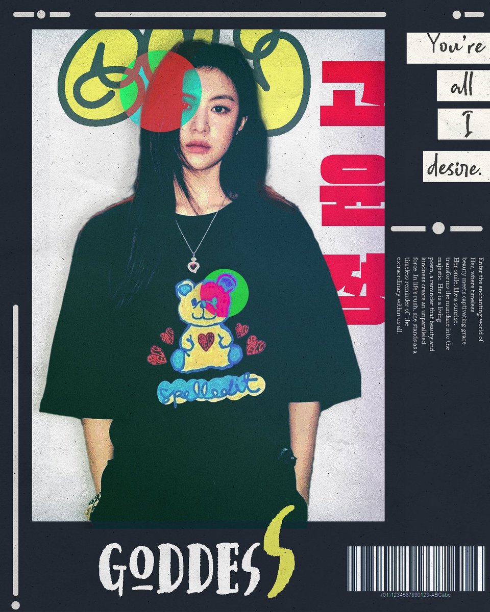 Goddess
. 
. 
. 
Photo: Go Yoon Jung ❤
. 
#graphicdesign #design #posterdesign #poster #visualgraphics #typedesign #dopedesign #designposter #typhography #photoshop #pose #collectgraphics #GoYounJung #goddess