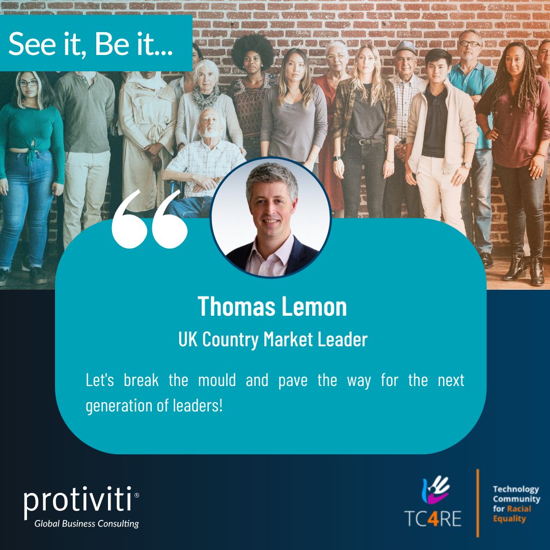 Through our partnership with the Technology Community for Racial Equality (TC4RE), we’re proud to promote visible role models from ethnic minority backgrounds – See It, Be It – shaking up the status quo in the tech sector.​ 

#TC4RE #TechForEquality #SeeIT #BeIT