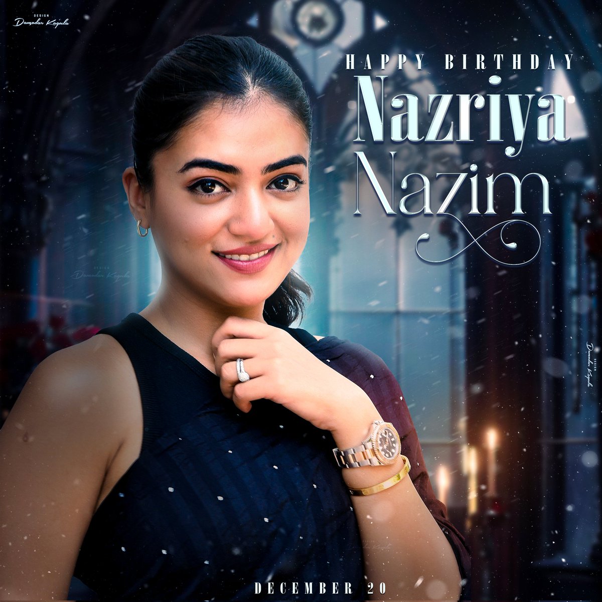 Wishing the exceptionally beautiful and talented actress #Nazriya mam a very happy birthday! 🌟🎉 @Nazriya4U_ #HBDNazriya #HappyBirthdayNazriya #NazriyaNazim design : @damodar_kagula @nazriya_n @nazriyaoffl @NazriyaFahadh @NazriyaTrends