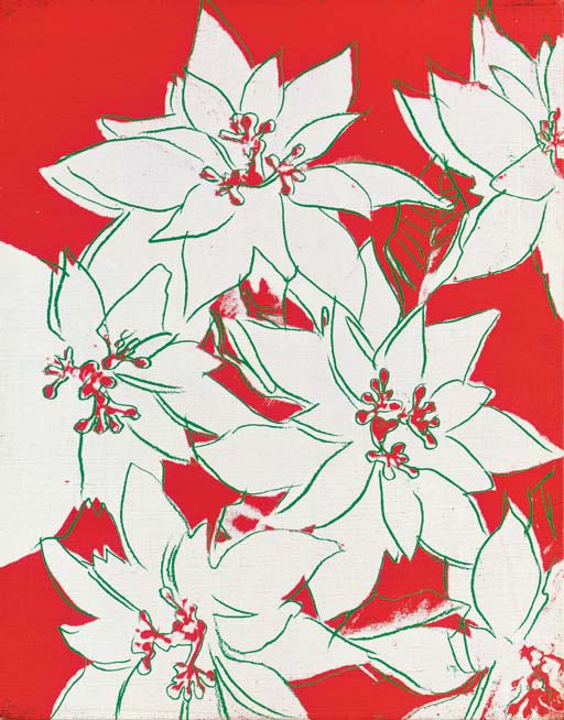 Poinsettias c1983 #AndyWarhol