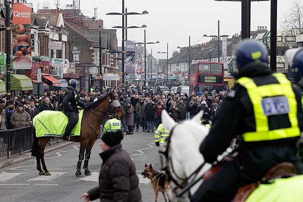 Millwall’s last visit to Upton Park in 2012 before the dump got torn down.