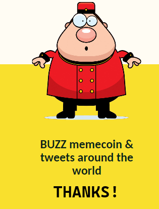 !Thanks! #BuzzTheBellboy #memecoins