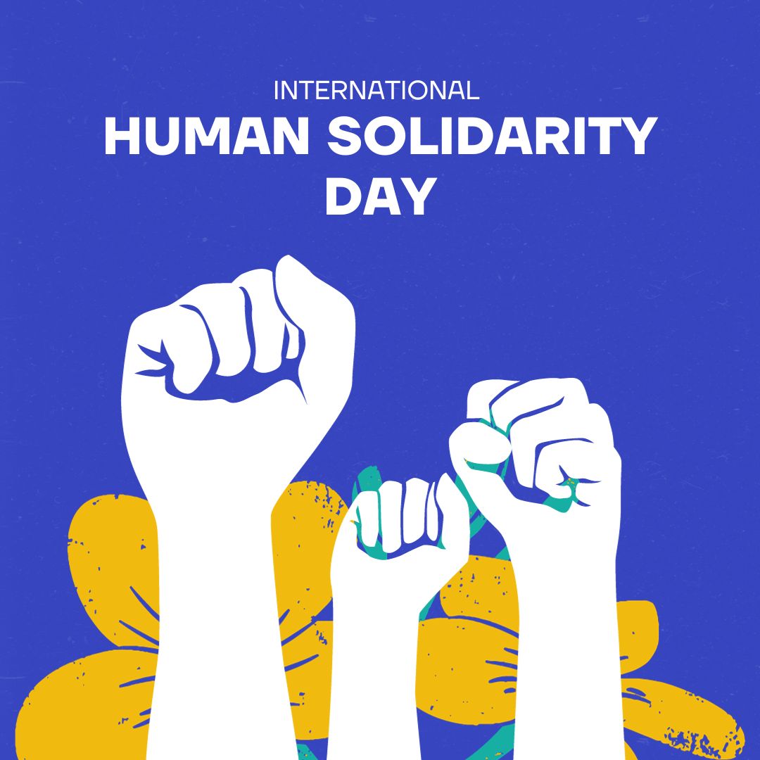 Despite how much we differ from one another, there are still a lot of ways in which we are alike. Cheers to International Human Solidarity Day! #UnityInDiversity #Solidarity #humanity #CaringThroughSharing