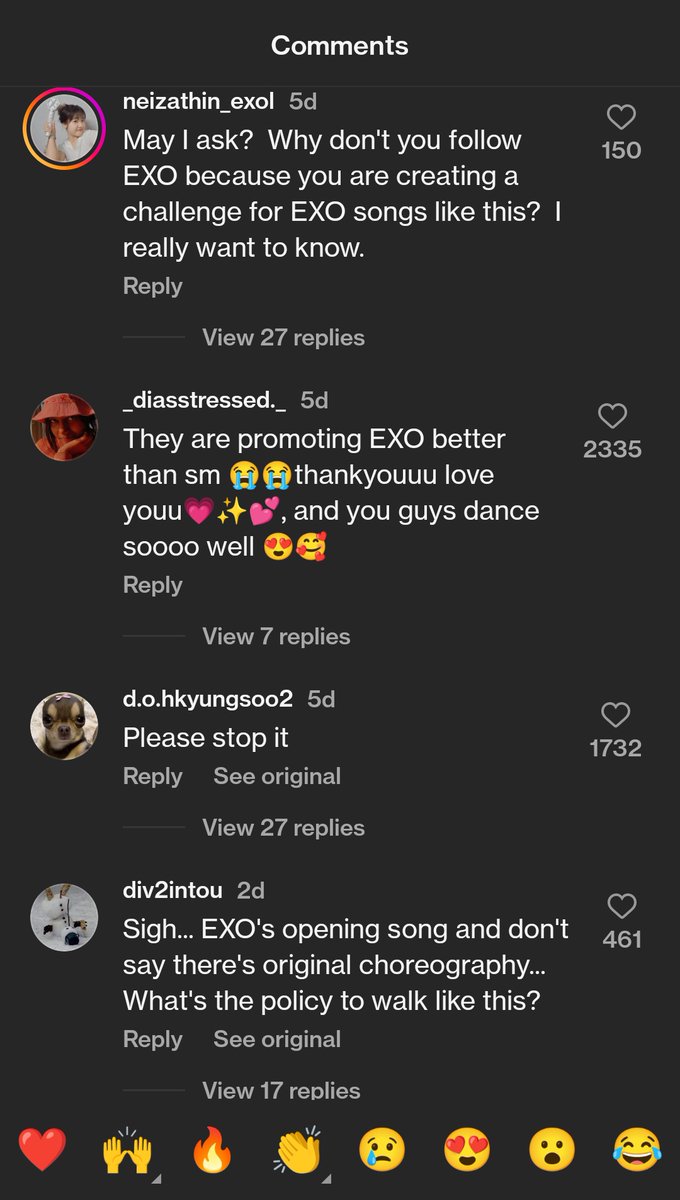 EXOBreakingNews's tweet photo. Can we all take a moment to thank gold_bird_lock for creating First Snow Challenge on his accounts. He & his team deserves all the recognition for creating this challenge which even made EXO members to do it. Gave us soo many happy moments. Idols trends, etc. however some IEXOLs/KEXOLs telling them to stop doing challenges/not to change choreography etc etc.

Asking them why they don't follow exo all these are actually very rude. They are dancers. They don't necessarily need to follow EXO. They can just enjoy EXO's music. Even if they didn't use official audio/official choreography. Still their used audio/dance went viral which eventually helping the song to get moree recognition to general public in Korea. We ask everyone to be respectful @weareoneEXO