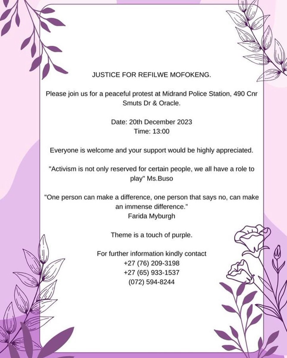 I’m muting that tweet because there’s a lot of misunderstanding happening there!… 

This is Sean. Him and two other boys raped Refilwe Mofokeng who is best friends with my daughter. 
Sean still has not been found…. 
Please retweet for awareness  💔🙏
#justiceforRefilweMofokeng