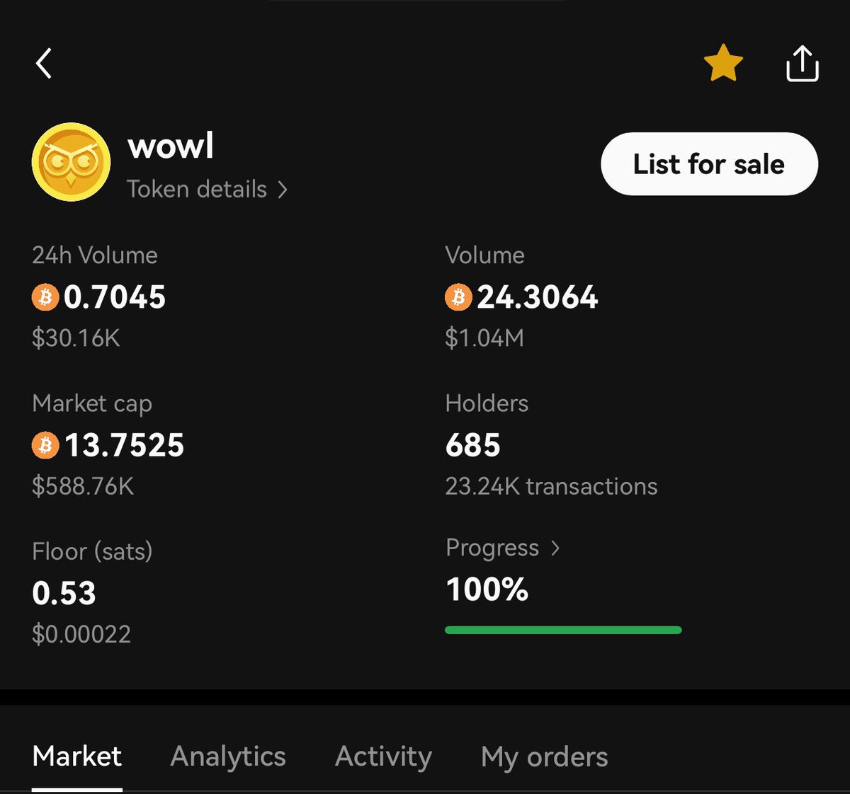 Another milestone reached!🎉

#OKX touchdown! $WOWL, the first BRC20 GameFi, officially nests in #OKXWallet , the gold Owl icon!🦉

Buckle up, Watchers! Amazing community and moon-shot potential await. 🏆

Let’s build it together and rock to the MOON! 🚀🌕

#BRC20 #GameFi $WOWL