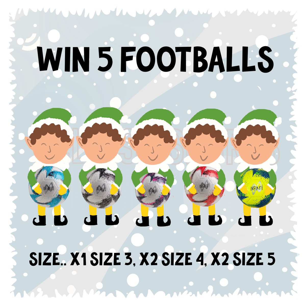 DAY 12!.. The Last Day!! 🤩 Win 5 Samba Footballs.. x1 size 3.. x2 size 4.. x2 size 5.. ⚽️

Like our page/post.. tag 3 people in the comments and share this post to enter! 

Winner will be selected at random and announced tonight!!.. 🤩 Good Luck!!

 #12daysofgiveaways