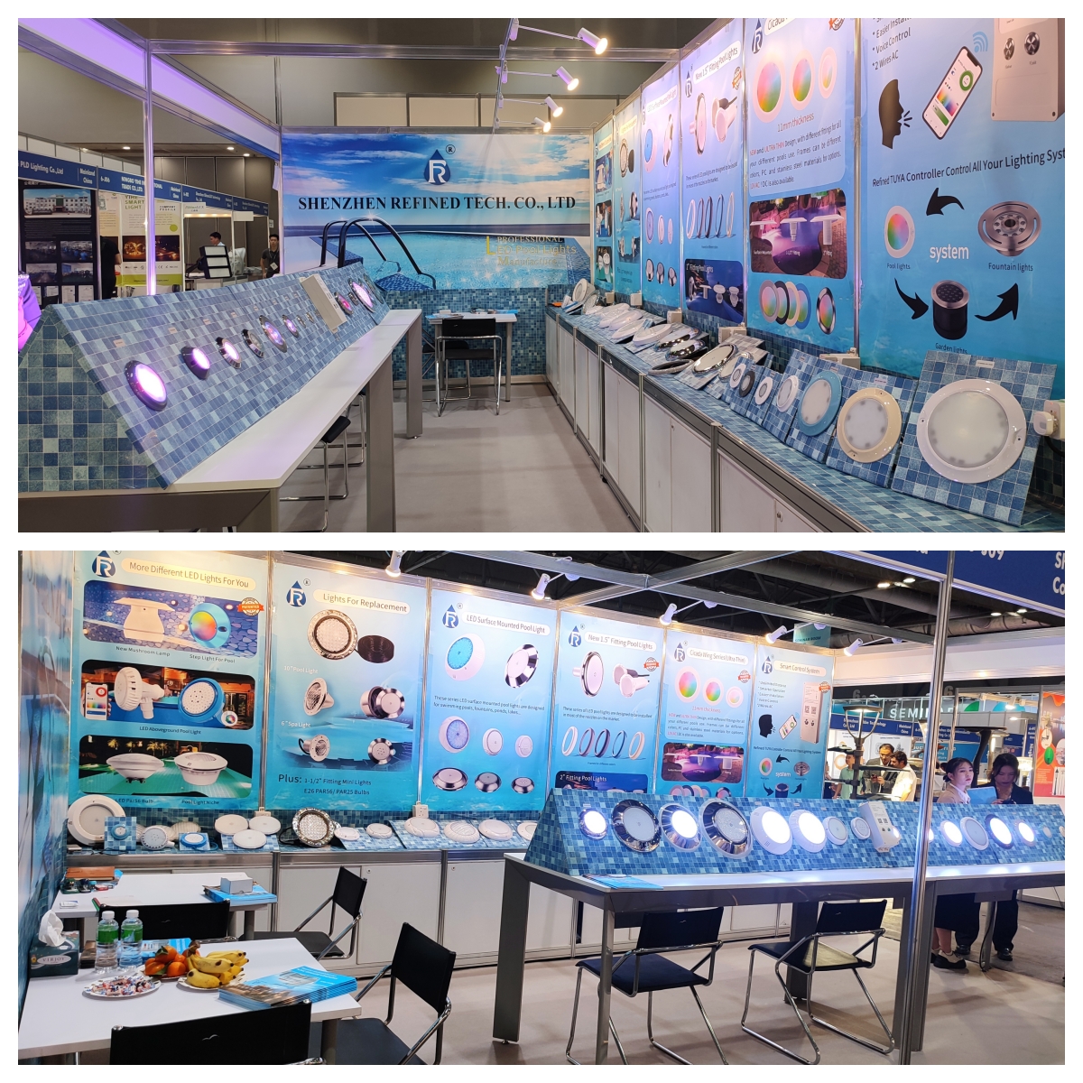 Refined in HK Lighting Fair, and Barcelona Pool &amp; Spa Fair in year 2023. #poollight #poollights #poollighting #poolandspa